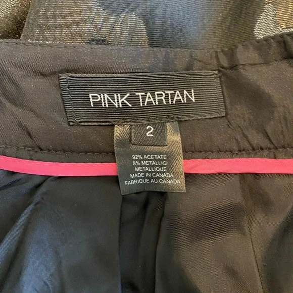 Pink Tartan Gray Black Bubble Cargo Skirt - Picture 5 of 5